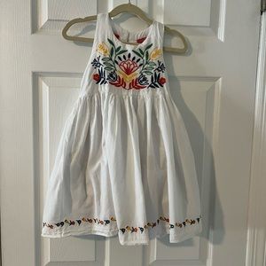 White with floral rachel zoe dress